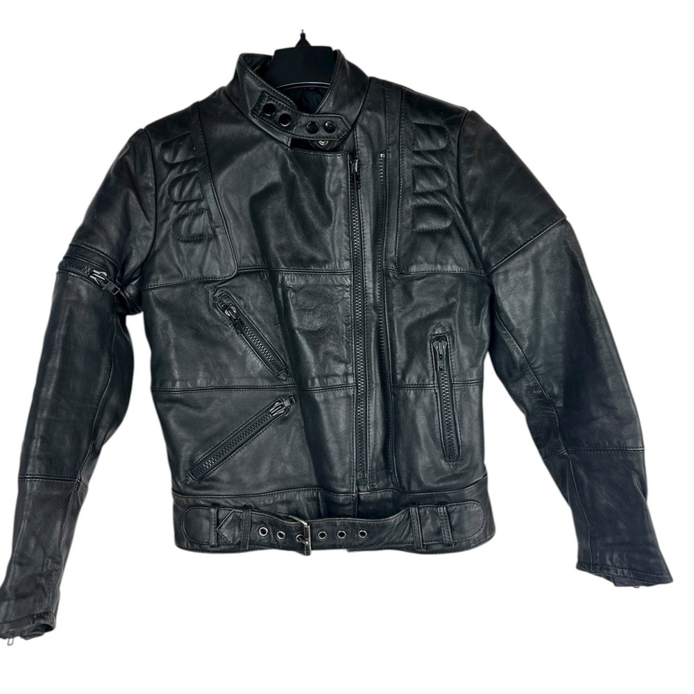 Vintage Hein Gericke x Harley Davidson Leather Motorcycle Jacket Double Zipper - Picture 12 of 16